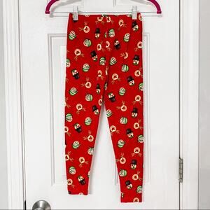 Children's Unisex Emoji Christmas Holiday Festive Thermal PJ Pajama Pants